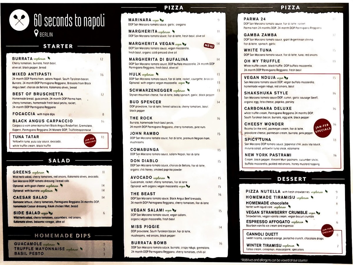 Menu 60 Seconds To Napoli-10