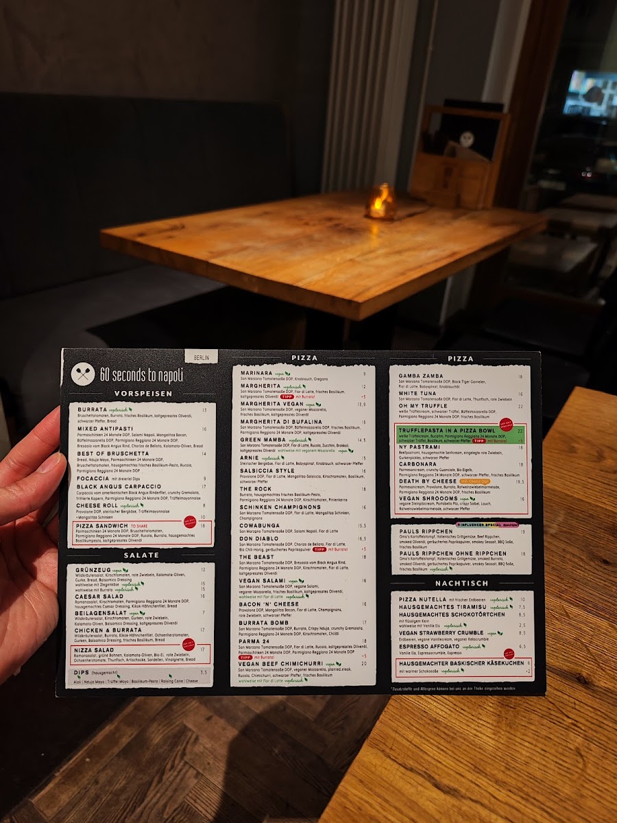 Menu 60 Seconds To Napoli-5