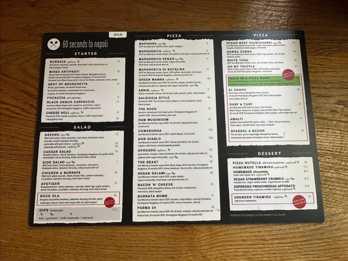 Menu 60 Seconds To Napoli-8